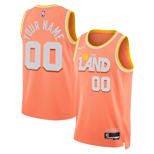 Cleveland Cavaliers Trikot Benutzerdefinierte Nike 2025-26 City Edition Orange Swingman - Herren Cleveland Cavaliers Trikot Benutzerdefinierte Nike 2025-26 City Edition Orange Swingman - Herren